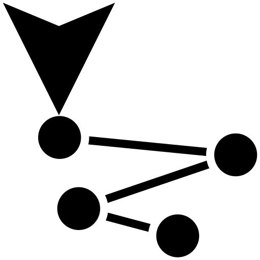 Map marker icon representing local point-to-point destination pickup.